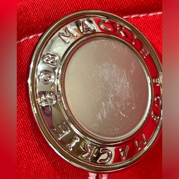 Bob Mackie Wearable Art Red Lightweight Jacket Medium Printed Lining - Picture 7 of 14